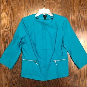Rafaella Studio Turquoise Jacket Size L